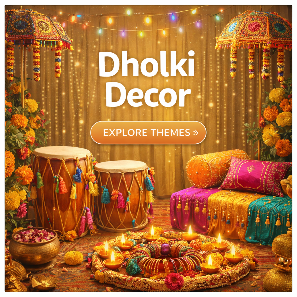 Dholki/Mehandi Decor
