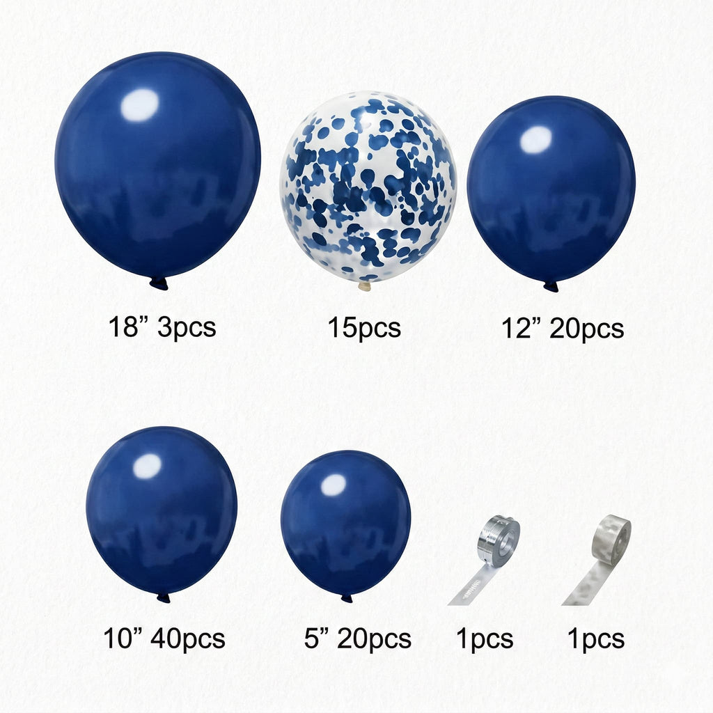 100-PCS Navy Blue Balloons Garland Arch Kit for Birthday, Parties, Weddings and Anniversary celebration Item:DM23118