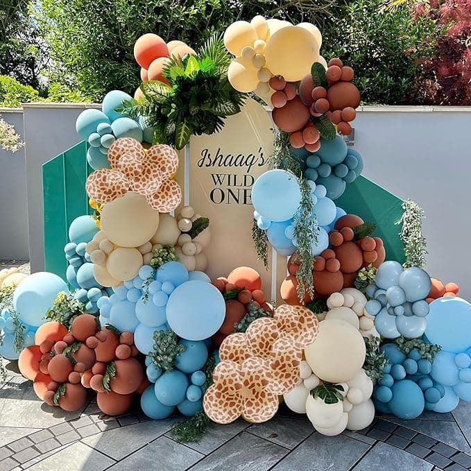 100-PCS Jungle-Themed Balloon Garland Arch For Birthday And Party Celebrations Item:P-1095