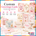 Custom Greeting Cards for Birthdays, Weddings & Special Occasions | Party Wala