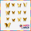 3D Paper Butterfly String Banner - 7 Feet, 10 Butterflies