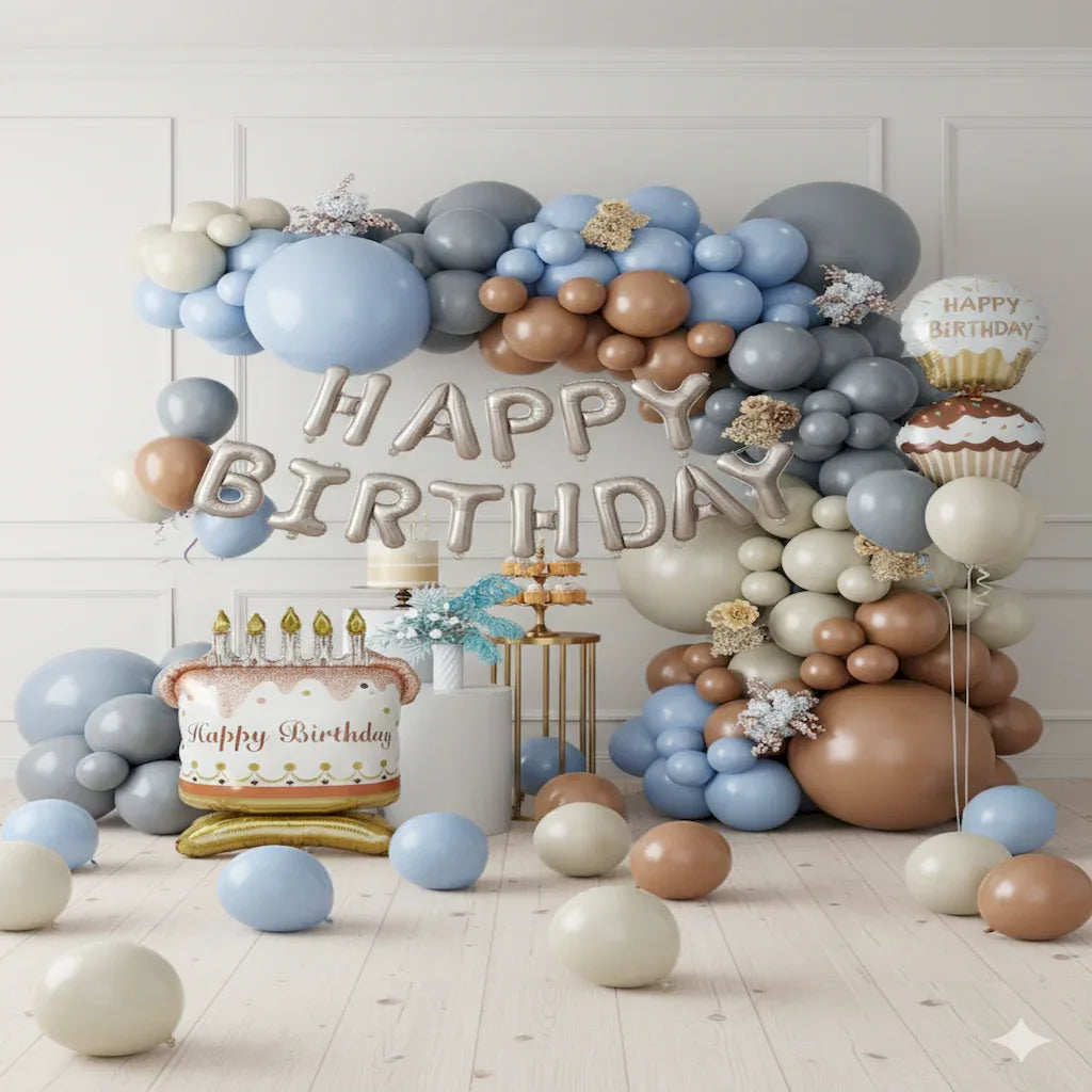 Complete Modern Boy Birthday Party Bundle (73 Pcs) - Party Wala