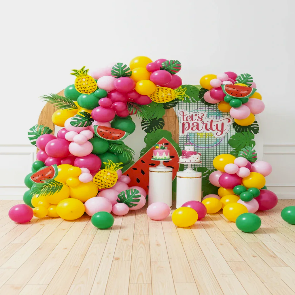 Tutti Frutti Birthday Party Balloon Bundle (80 Pcs) Item#P-966