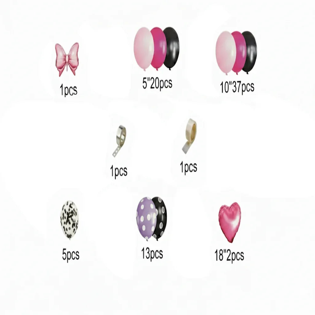 Mickey Mouse Minnie Mouse Birthday Theme Bundle (80 Pcs) - Party Wala