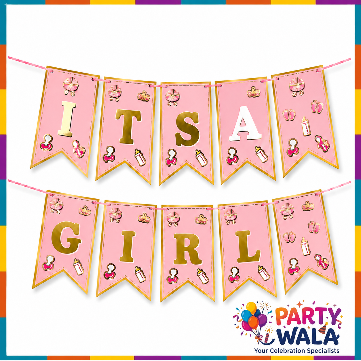 It's a Girl Banner - Baby Shower Decoration