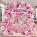 69-PCS Blush & Purple Baby Girl Celebration Kit