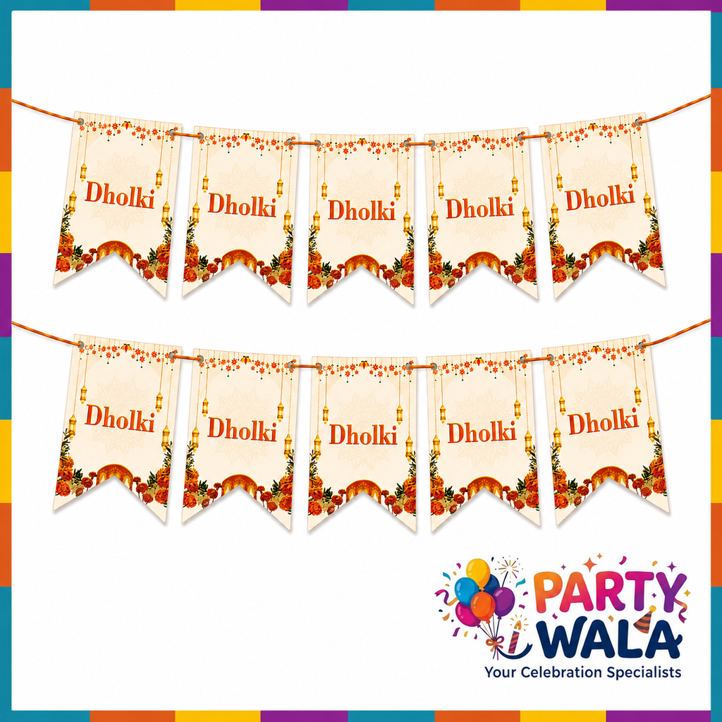 Dholki Banner - Party Decoration