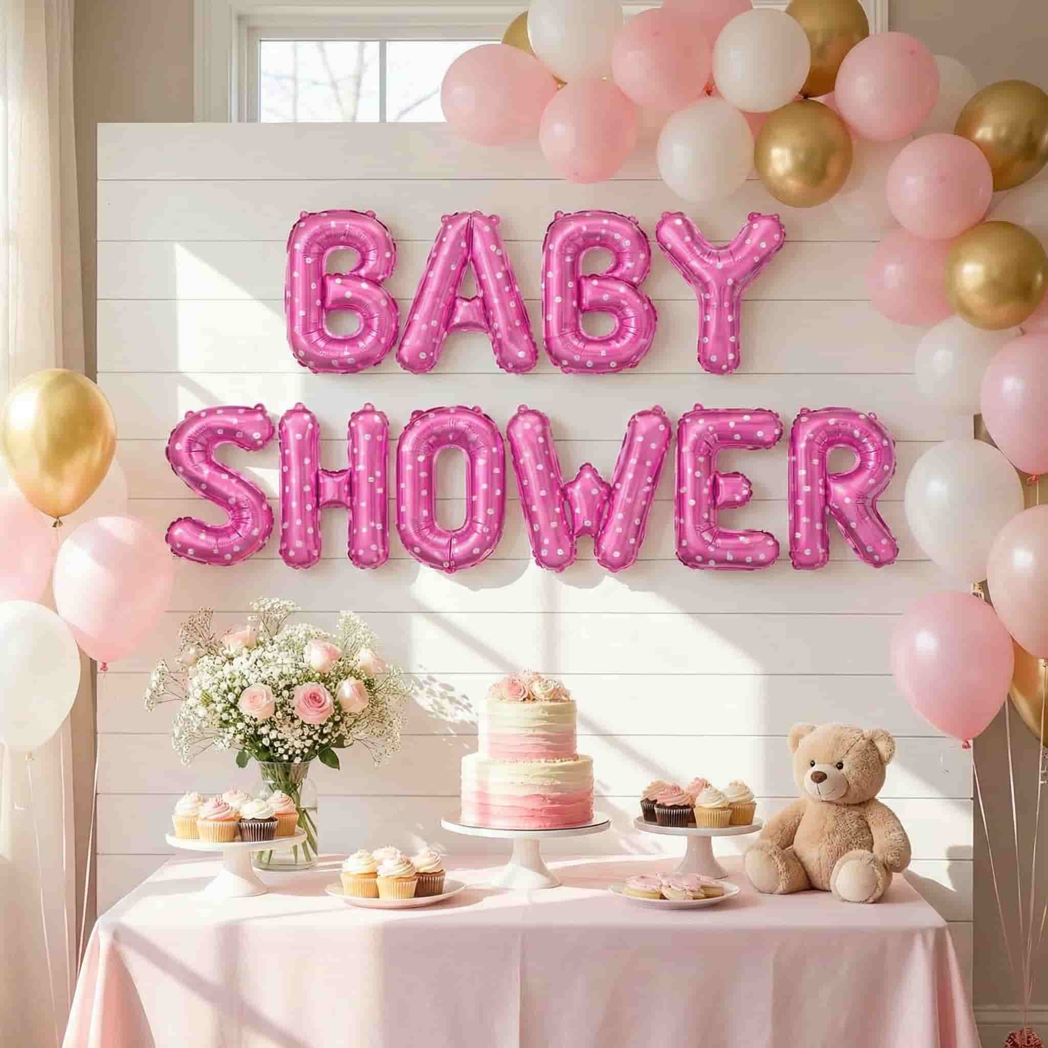 Baby Shower Foil Banner for Baby Shower Decoration and Celebration