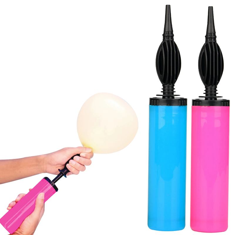 Heavy Duty Plastic Balloon Air Pump (Multi-color) For Birthdays, Celebration and Parties Decoration