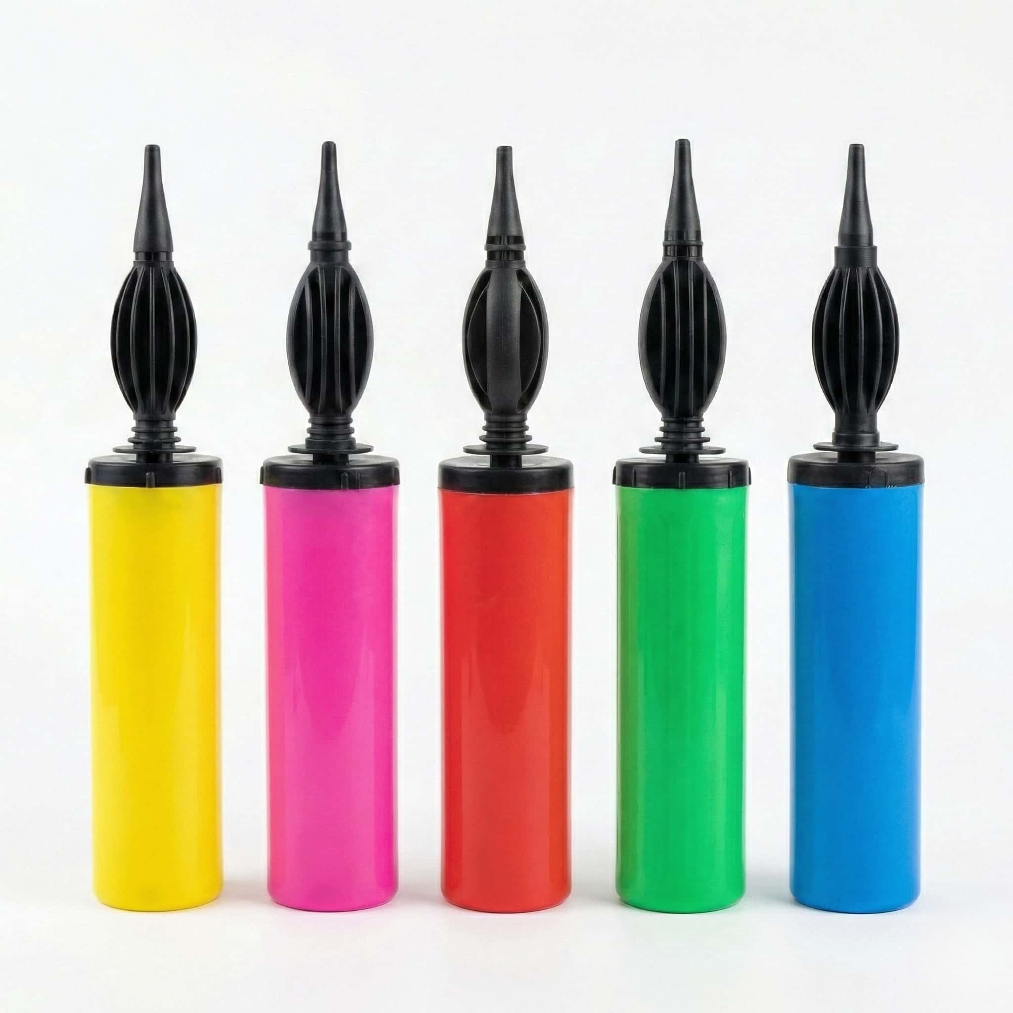 Heavy Duty Plastic Balloon Air Pump (Multi-color) For Birthdays, Celebration and Parties Decoration