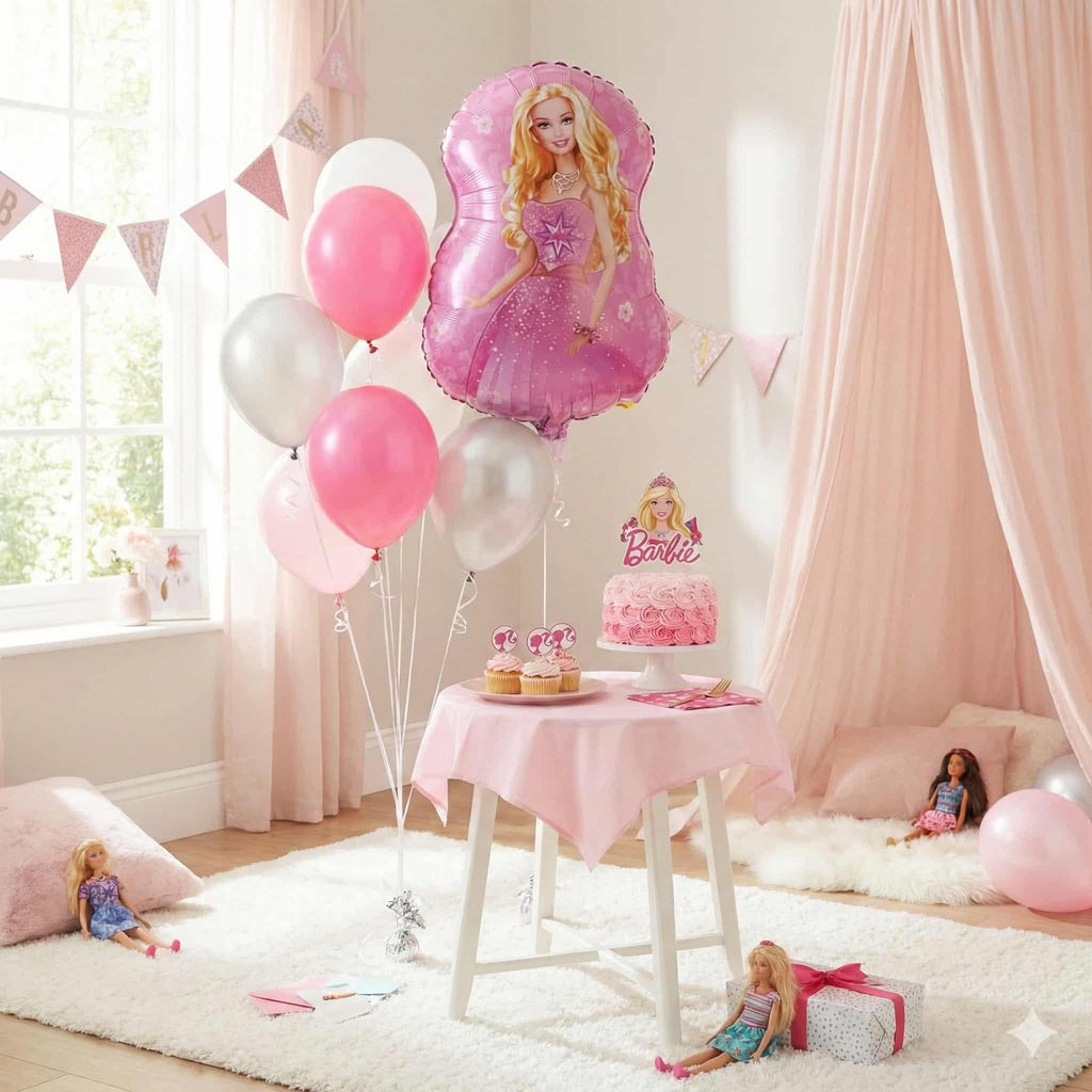 Barbie Foil Balloon For Barbie Theme Party Decoration and Celebration