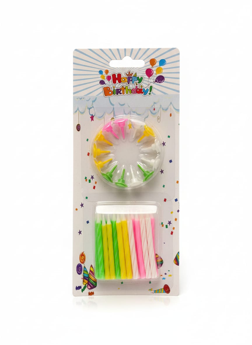 Birthday / Party Candles 12 Pcs