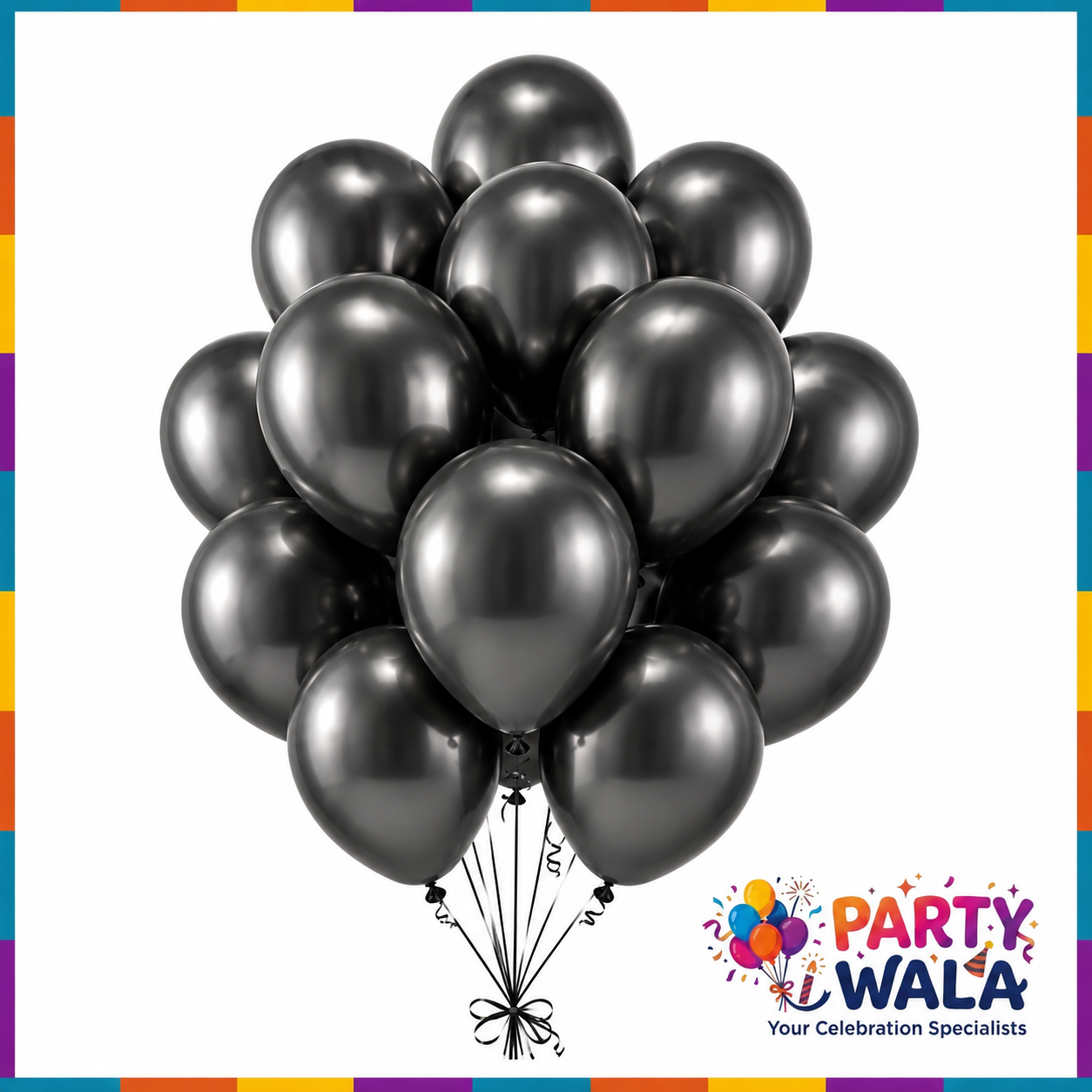 Metallic Balloons for Party Decoration (Pack of 10)  | Party Wala