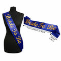 Birde To Be Shoulder Strap Hot Glitter Print For Pre-Wedding Celebration