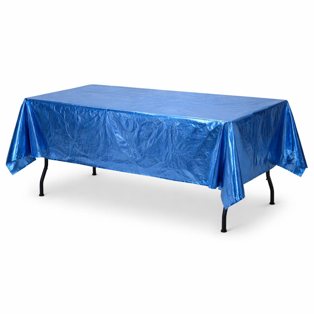 Aluminium Foil Table Cloth (137 x 183 cm) For Party Decoration and Celebration