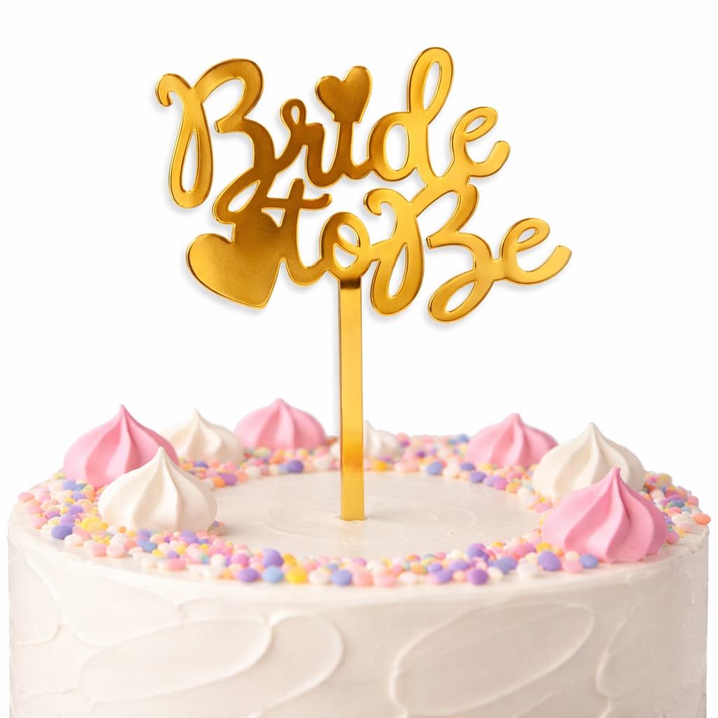 Bride To Be Topper /Glitter Formic Topper