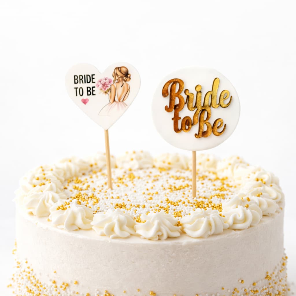 Bride To Be Cake & Cupcake Topper (Pack of 10)