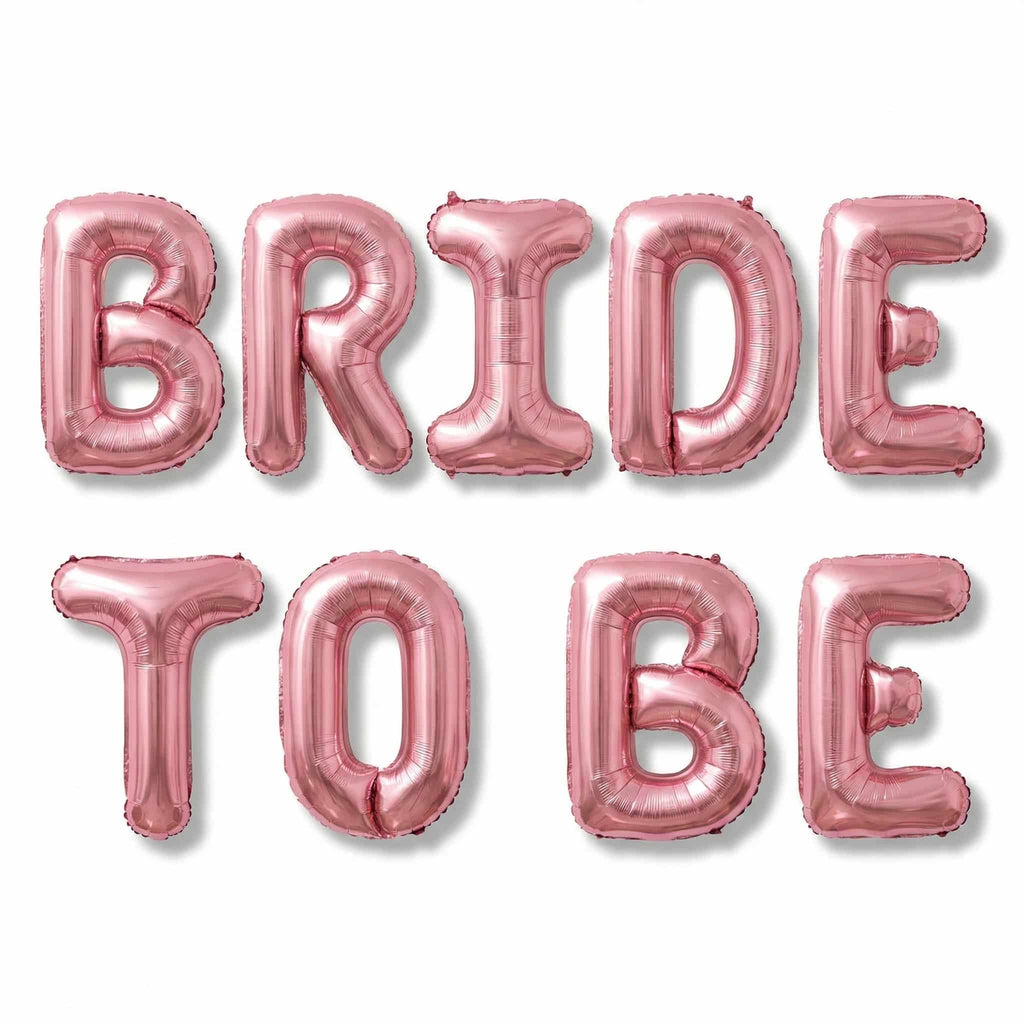 Bride To Be Foil Balloons Set for Bridal Shower Parties, Wedding Celebration Decoration