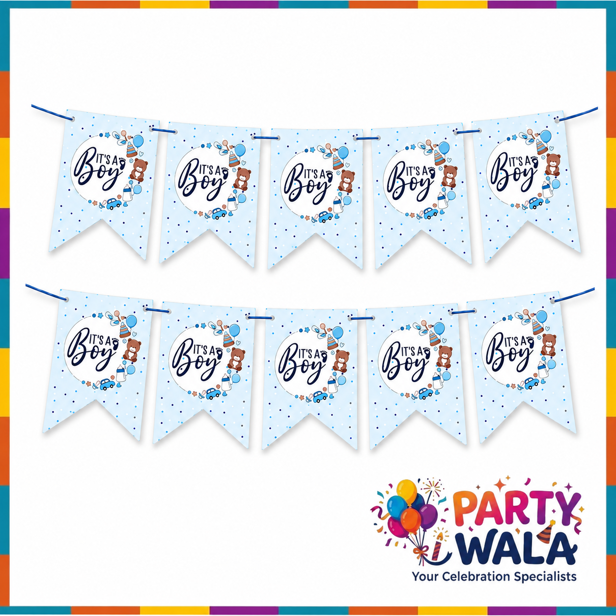 It's a Boy Banner - Baby Shower Decoration