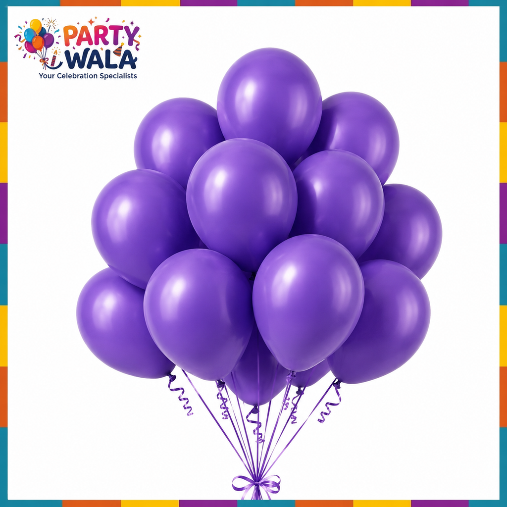 Latex Balloons for Birthday Party Decoration - Pack of 10
