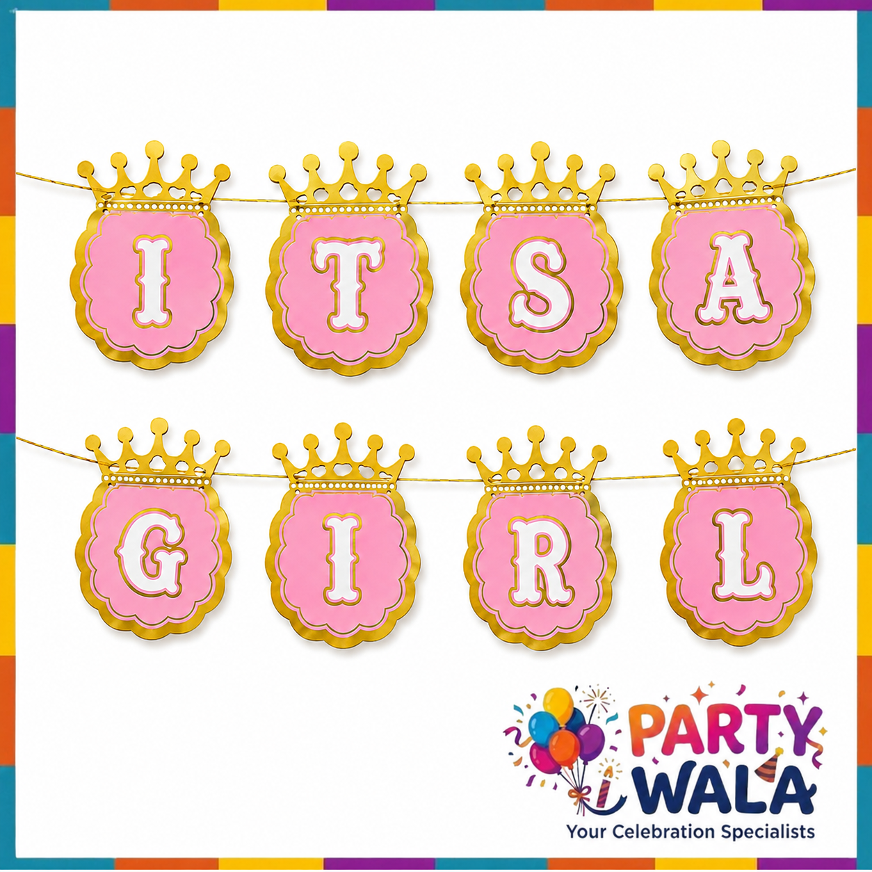It's a Girl Banner - Baby Shower Decoration