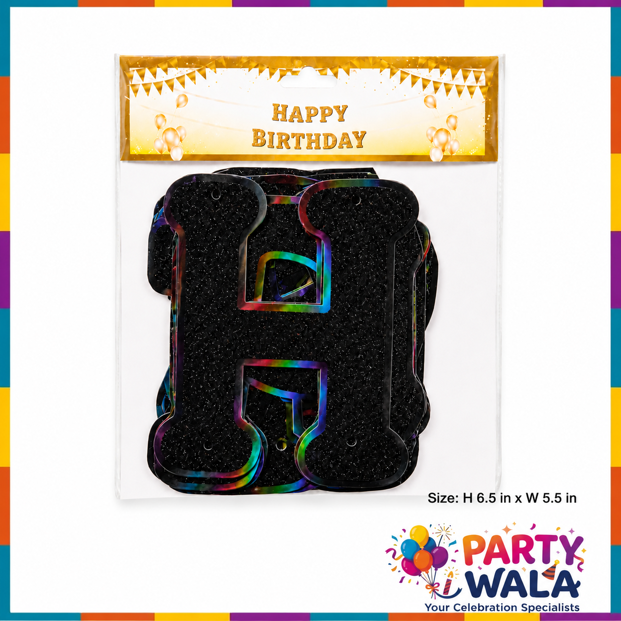 Glitter Birthday Banners