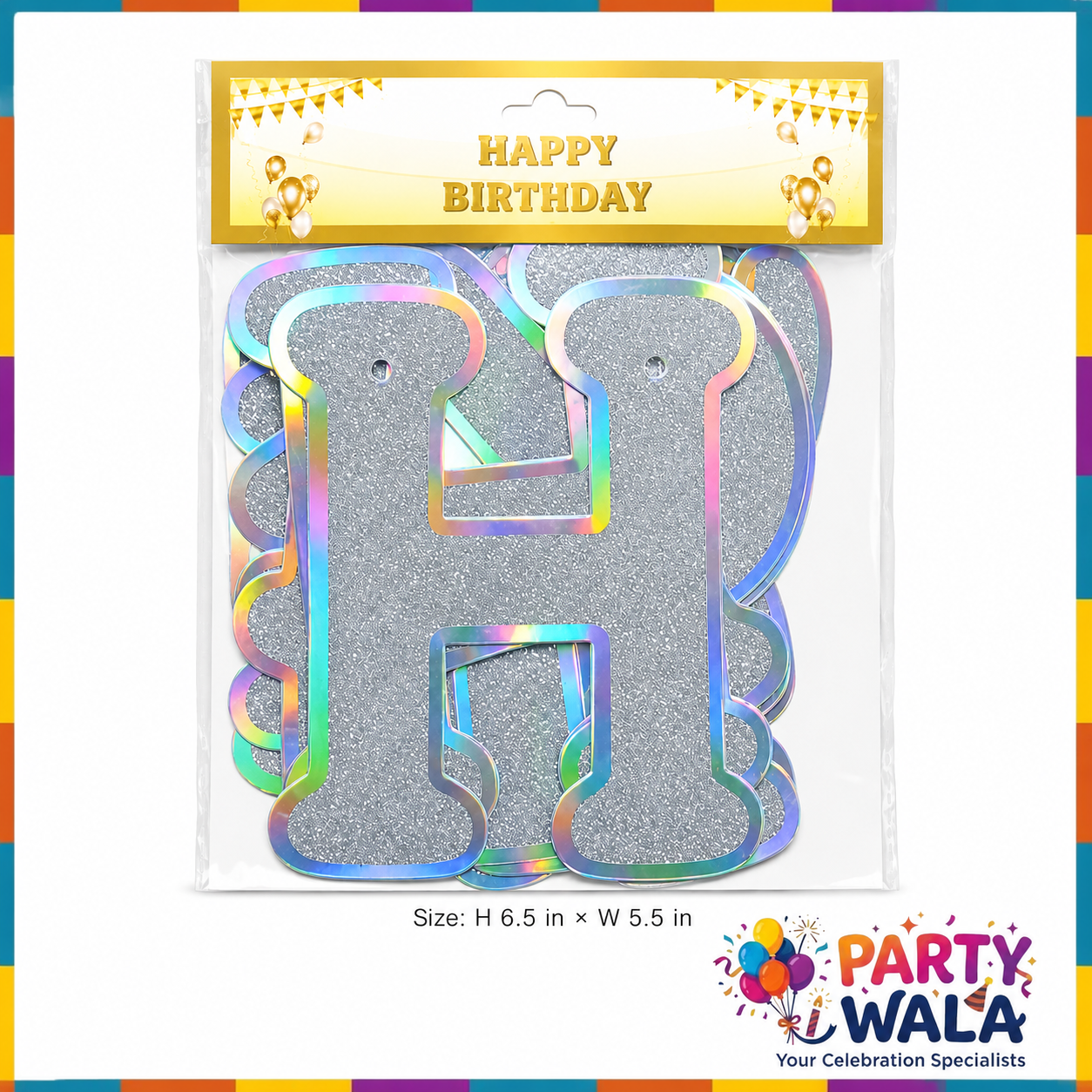 Glitter Birthday Banners