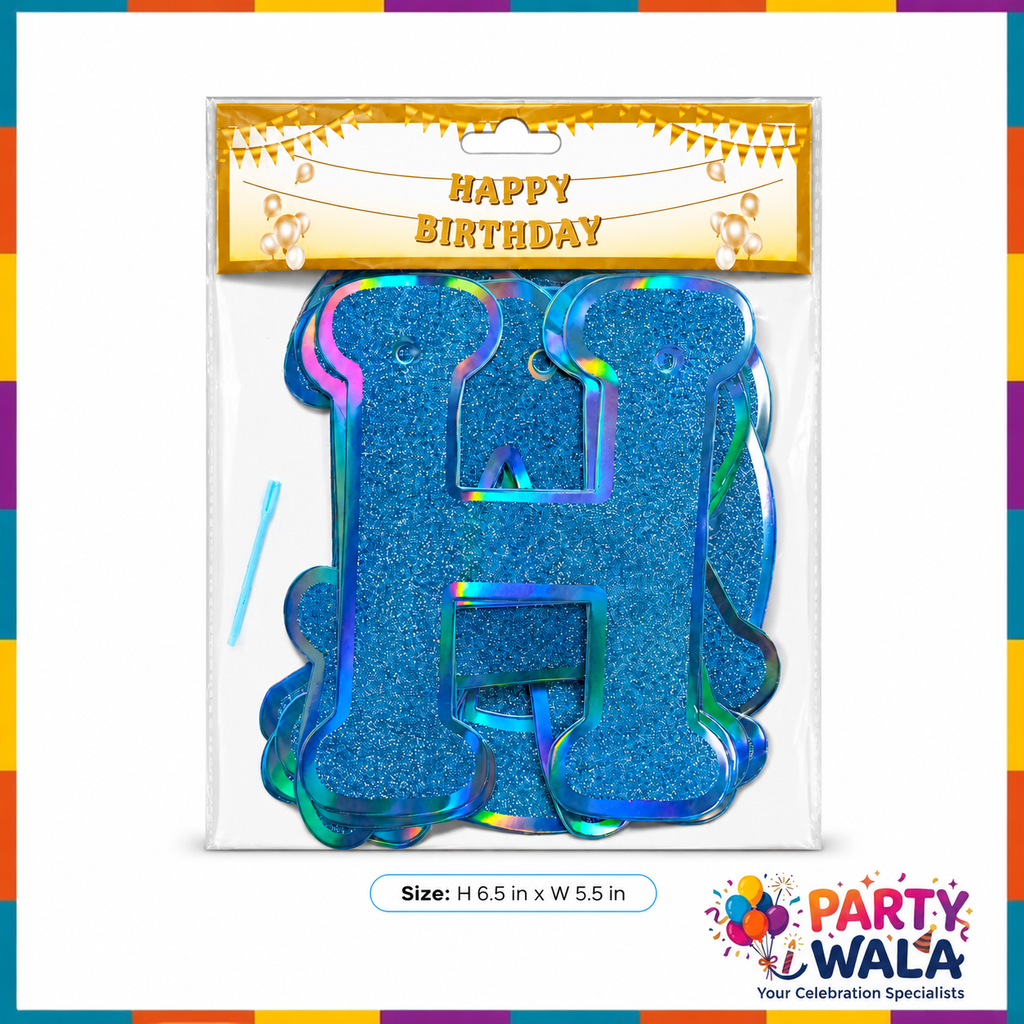 Glitter Birthday Banners