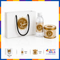Luxury Golden Set (with small Tin Box 125g) - Umrah / Hajj Tabarruk Packaging