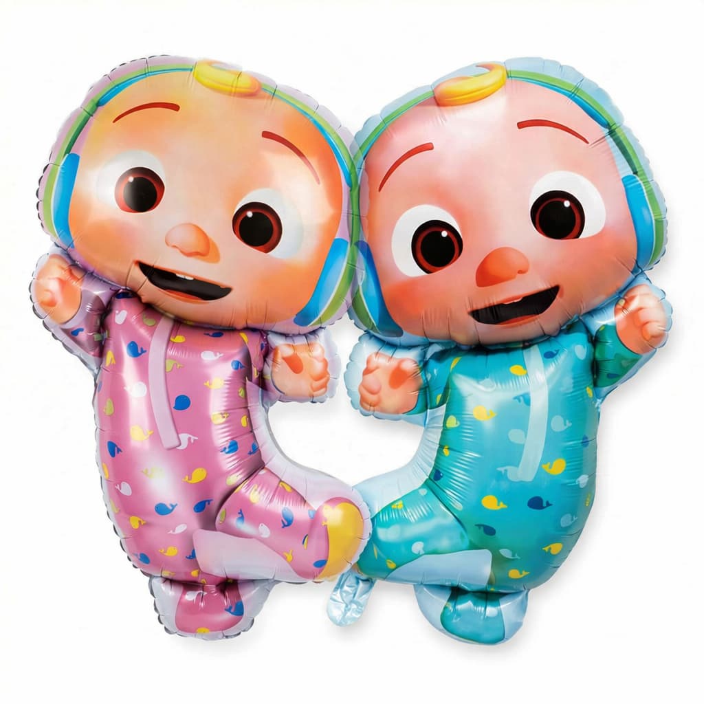 Cocomelon Theme JJ Boy Foil Balloon For Birthday Party and Event Decoration