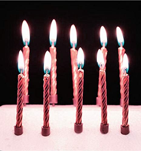 Curly Multicolor Birthday Cake Candles (Pack of 5)