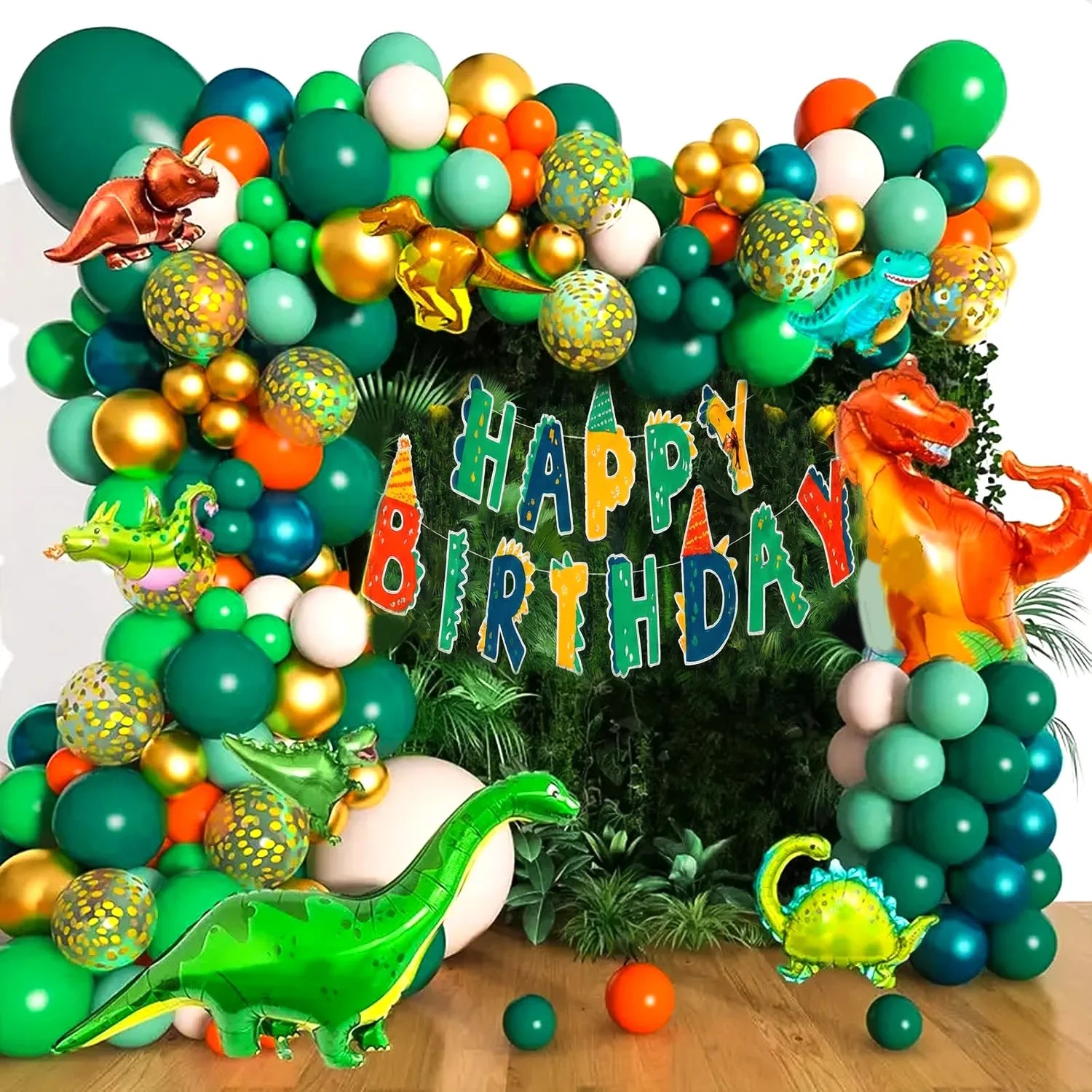 Jurassic Dinosaur Birthday Decoration Theme Kit (69 Pcs) - Party Wala