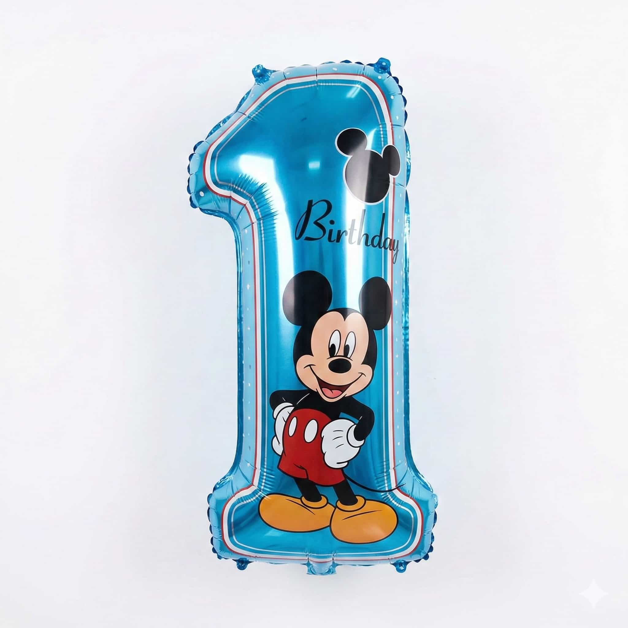 Disney Mickey Mouse Minnie Mouse Balloons 1st Kids Birthday 3D Large Foil