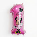 Disney Mickey Mouse Minnie Mouse Balloons 1st Kids Birthday 3D Large Foil