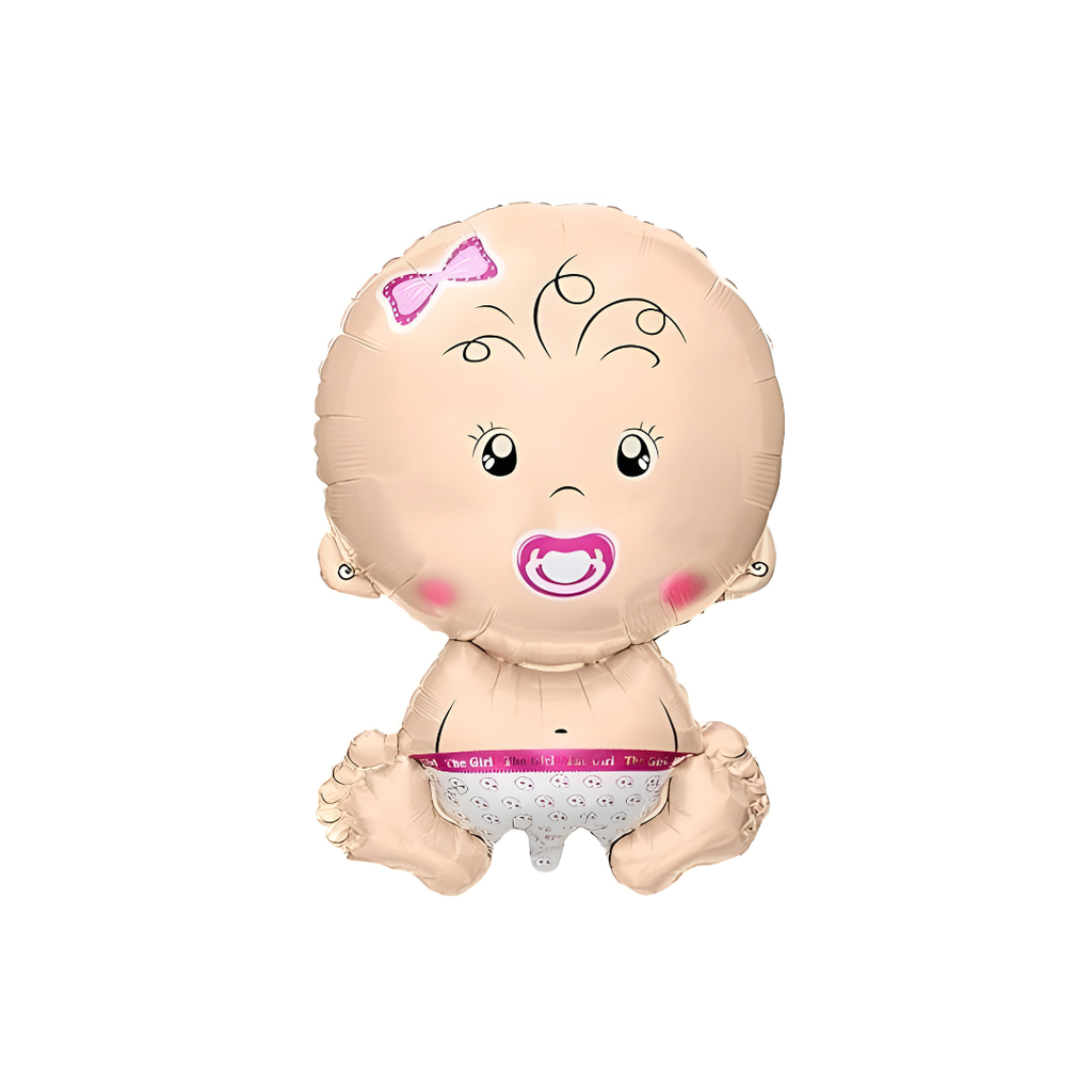 Baby Boy / Girl Shaped Foil Balloon For Baby Shower, Welcome Baby and Gender Reveal Party Decoration