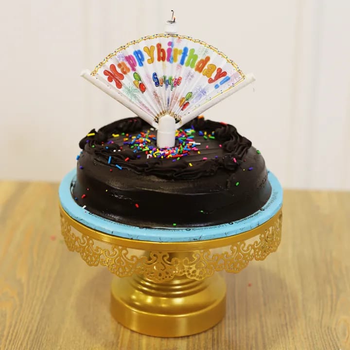 Funny Happy Birthday Banner Candle Cake Decoration