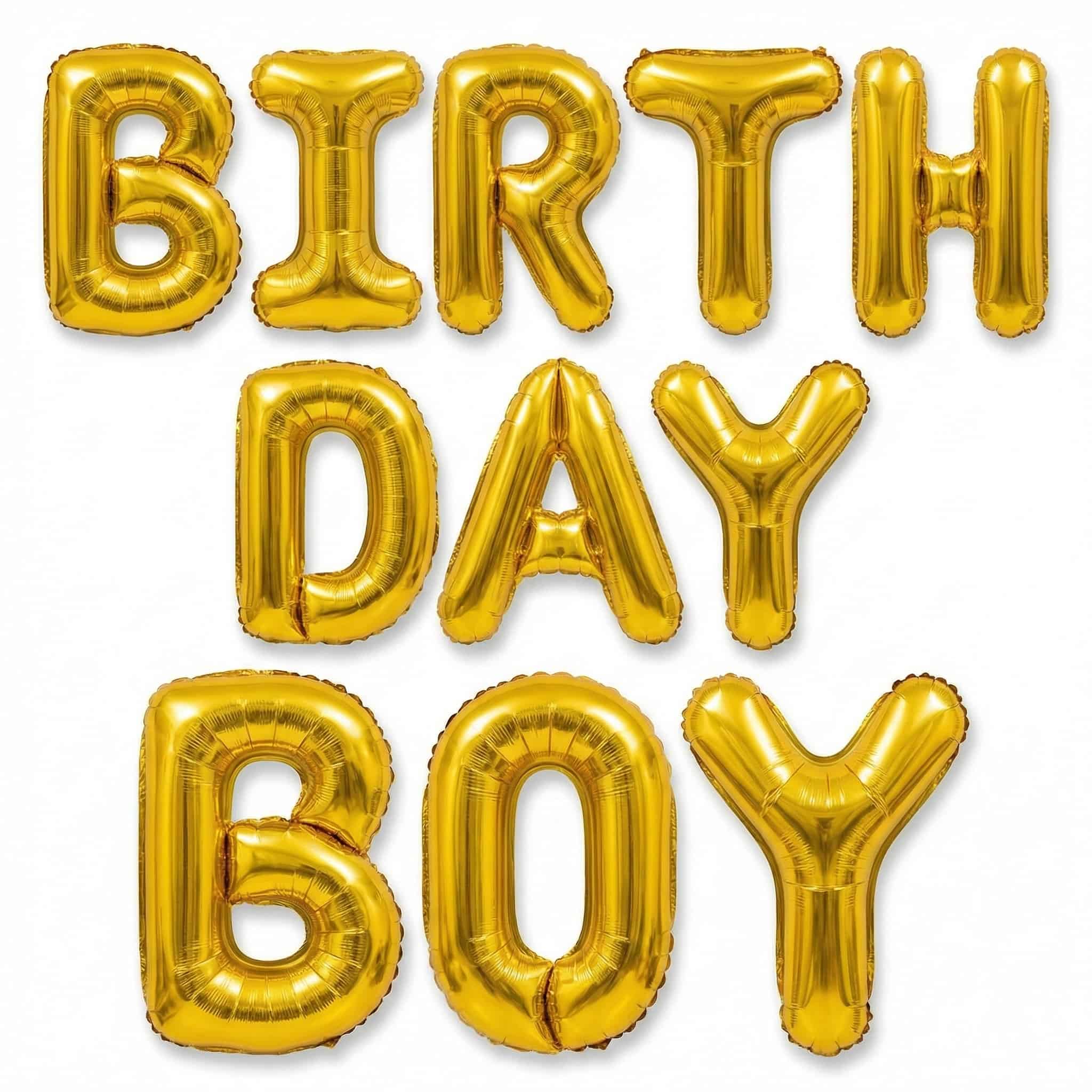 Birthday Boy / Girl Foil Balloons For Birthday Parties Decoration