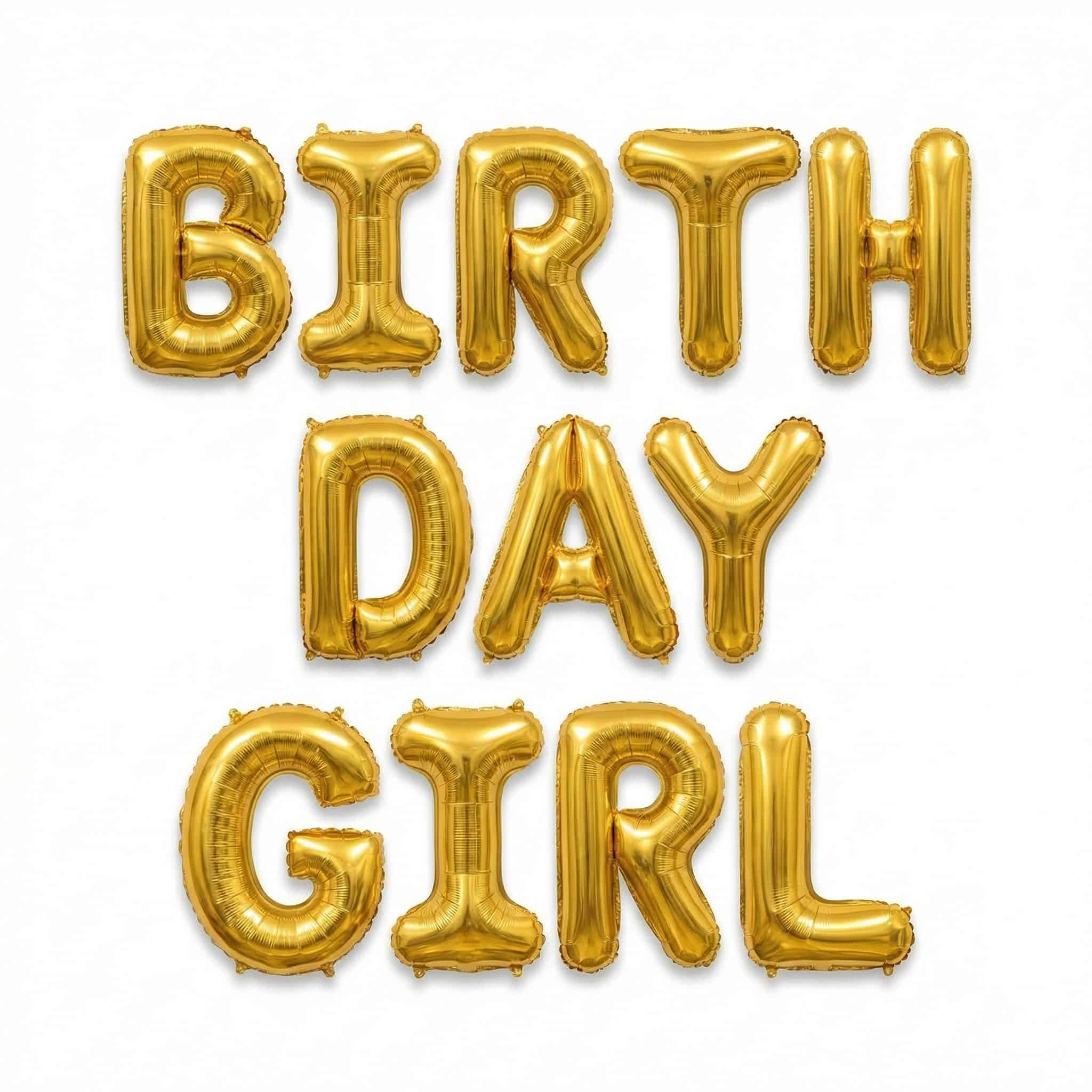 Birthday Boy / Girl Foil Balloons For Birthday Parties Decoration