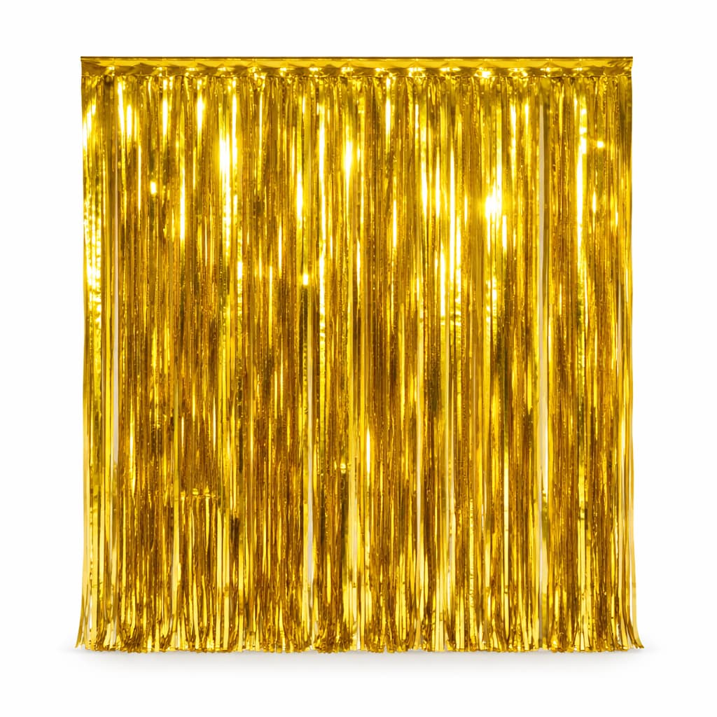 Fringes / Foil Curtains Best for Back Drop Wall Decoration for Birthday and Parties Celebration
