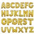 Golden Alphabet Foil Balloon For Birthday, Anniversary, Bridal Shower Celebration and Decoration