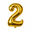 Golden Number Foil Balloon - Size (16 inches) for Birthday / Anniversary Party Decoration and Celebration