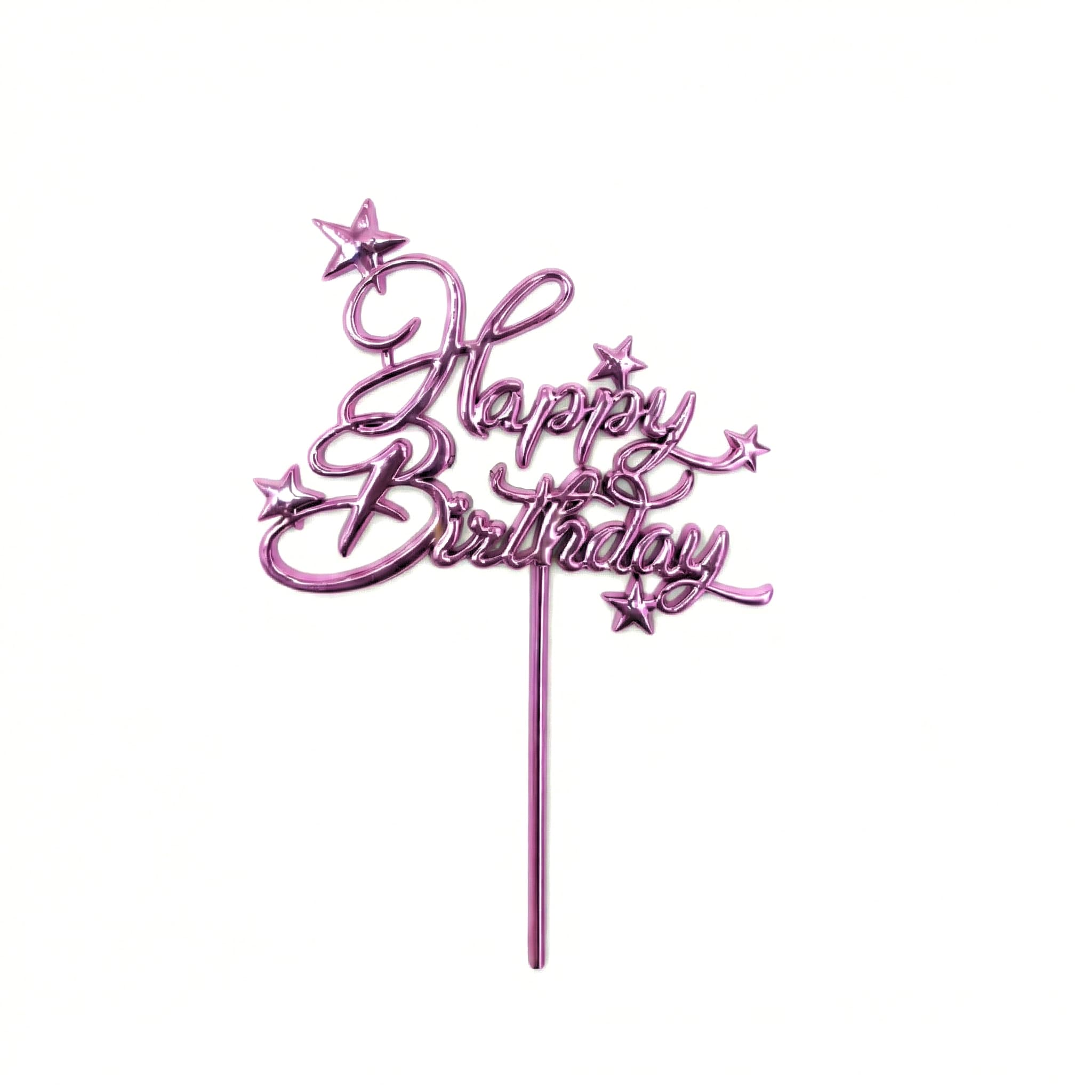 Happy Birthday Acrylic Cake Topper