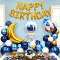 Happy Birthday Spaceman Theme Set For Space Theme Birthday Decoration and Celebration Item# P-879