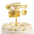 Happy Birthday Gift Style Topper For Cake Decoration