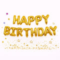 Happy Birthday Foil Letter Balloons  Set For Birthday Parties