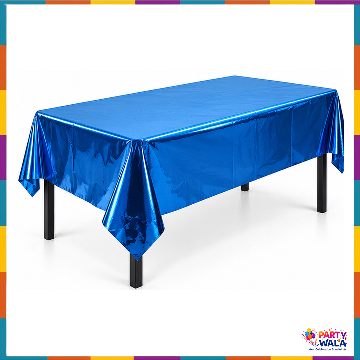 Aluminium Foil Table Cloth (137 x 183 cm) For Party Decoration and Celebration
