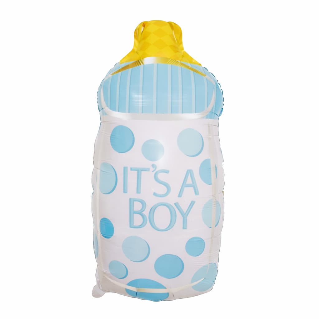 "It's a Boy" Baby Bottle-Shaped Foil Balloon