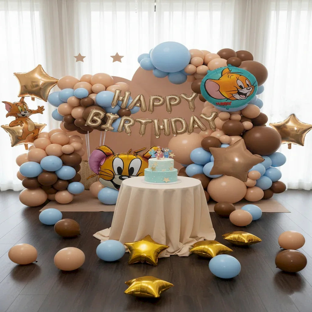 Jerry Birthday Decoration Theme Set (62 Pcs) - Party Wala