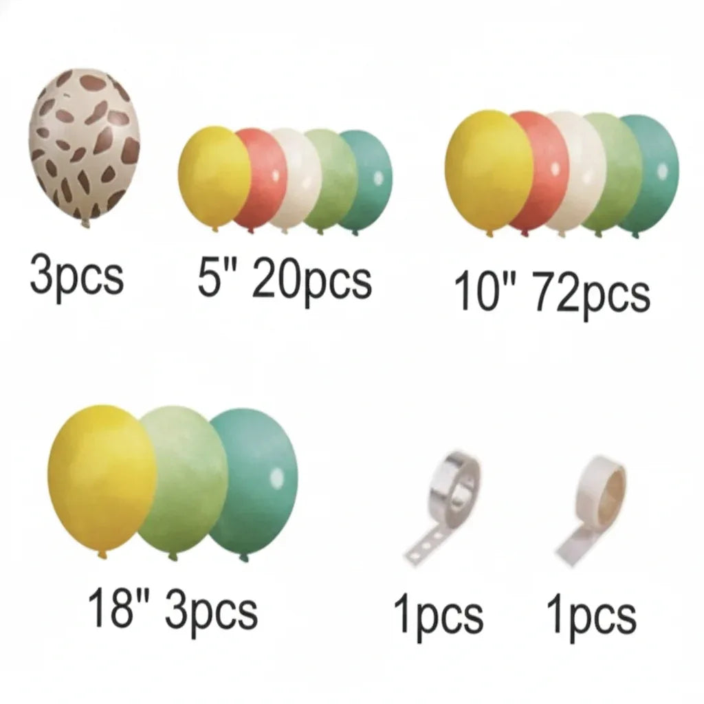 Jungle Safari Birhtday Decoration Theme (100 Pcs) - Party Wala