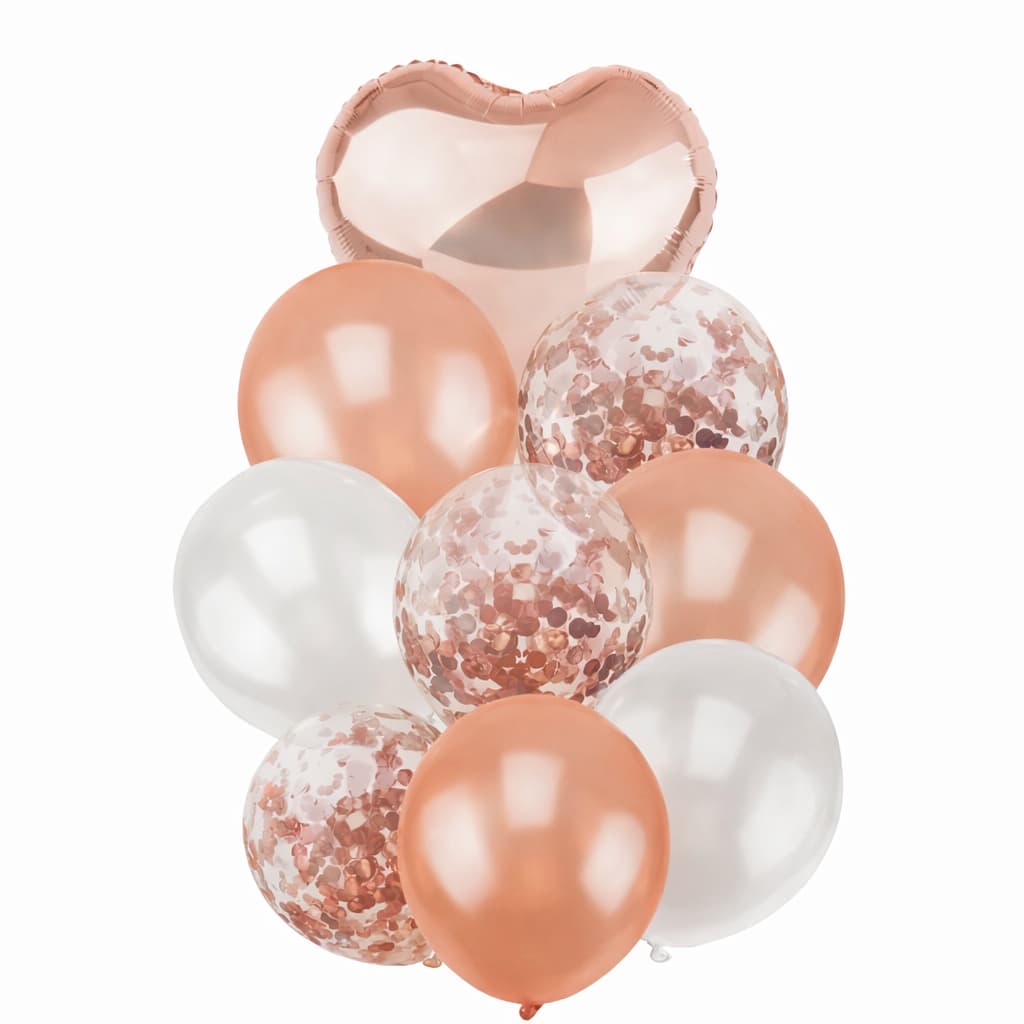 Latex Balloons with Confetti Filled Balloons for Party Decoration (11 pcs / set)